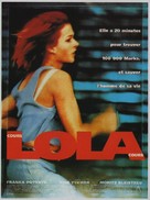 Lola Rennt - French Movie Poster (xs thumbnail)