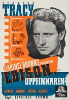 Edison, the Man - Swedish Movie Poster (xs thumbnail)