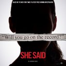 She Said - British Movie Poster (xs thumbnail)