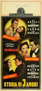 The Story of Three Loves - Italian Movie Poster (xs thumbnail)