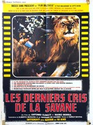 Ultime grida dalla savana - French Movie Poster (xs thumbnail)