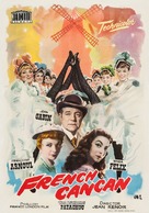 French Cancan - Spanish Movie Poster (xs thumbnail)