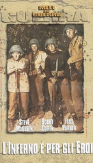 Hell Is for Heroes - Italian VHS movie cover (xs thumbnail)