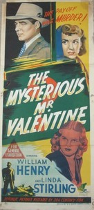 The Mysterious Mr. Valentine - Australian Movie Poster (xs thumbnail)