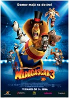 Madagascar 3: Europe&#039;s Most Wanted - Slovak Movie Poster (xs thumbnail)