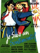 Je suis un sentimental - French Movie Poster (xs thumbnail)