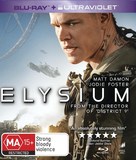 Elysium - Australian Blu-Ray movie cover (xs thumbnail)