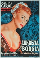 Lucr&egrave;ce Borgia - German Movie Poster (xs thumbnail)