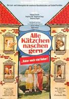 Alle K&auml;tzchen naschen gern - German Movie Poster (xs thumbnail)