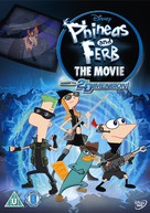 Phineas and Ferb: Across the Second Dimension - British DVD movie cover (xs thumbnail)