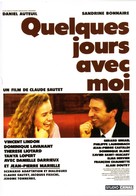 Quelques jours avec moi - French DVD movie cover (xs thumbnail)