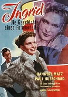 Ingrid - Die Geschichte eines Fotomodells - German Movie Poster (xs thumbnail)