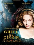 La belle &amp; la b&ecirc;te - Turkish Movie Poster (xs thumbnail)