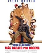Cheaper by the Dozen - Mexican Movie Poster (xs thumbnail)