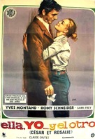 C&eacute;sar et Rosalie - Spanish Movie Poster (xs thumbnail)