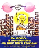 Conviene far bene l&#039;amore - French Movie Poster (xs thumbnail)
