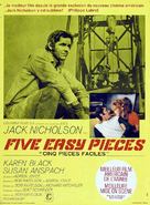 Five Easy Pieces - French Movie Poster (xs thumbnail)