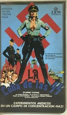 Ilsa: She Wolf of the SS - Spanish VHS movie cover (xs thumbnail)