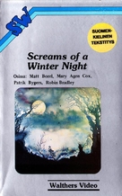 Screams of a Winter Night - Finnish VHS movie cover (xs thumbnail)