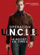 The Man from U.N.C.L.E. - Spanish Movie Poster (xs thumbnail)