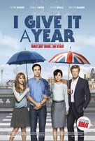 I Give It a Year - Danish Movie Poster (xs thumbnail)