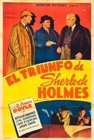 The Triumph of Sherlock Holmes - Argentinian Movie Poster (xs thumbnail)