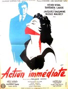 Action imm&eacute;diate - French Movie Poster (xs thumbnail)