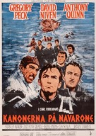 The Guns of Navarone - Swedish Movie Poster (xs thumbnail)