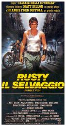 Rumble Fish - Italian Movie Poster (xs thumbnail)