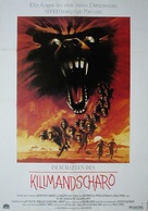 In the Shadow of Kilimanjaro - German Movie Poster (xs thumbnail)