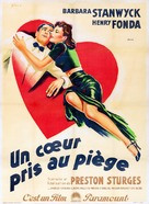 The Lady Eve - French Movie Poster (xs thumbnail)