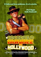Crocodile Dundee in Los Angeles - Mexican Movie Poster (xs thumbnail)