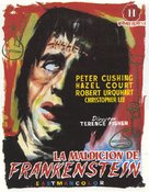 The Curse of Frankenstein - Spanish Movie Poster (xs thumbnail)