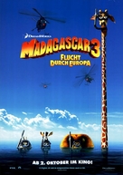 Madagascar 3: Europe&#039;s Most Wanted - German Movie Poster (xs thumbnail)