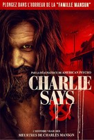 Charlie Says - French DVD movie cover (xs thumbnail)