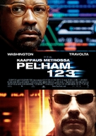 The Taking of Pelham 1 2 3 - Finnish Movie Poster (xs thumbnail)