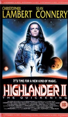 Highlander II: The Quickening - British VHS movie cover (xs thumbnail)
