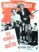 Ten Wanted Men - French Movie Poster (xs thumbnail)