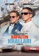 Ford v. Ferrari - Turkish Movie Poster (xs thumbnail)