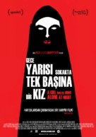 A Girl Walks Home Alone at Night - Turkish Movie Poster (xs thumbnail)
