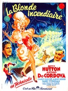 Incendiary Blonde - French Movie Poster (xs thumbnail)