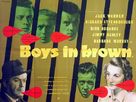 Boys in Brown - British Movie Poster (xs thumbnail)
