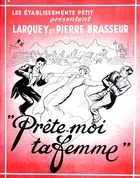 Pr&ecirc;te-moi ta femme - French poster (xs thumbnail)