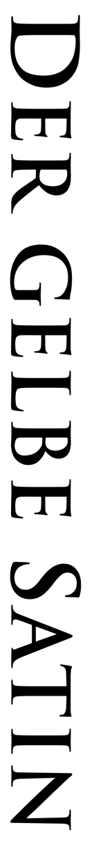 Der gelbe Satin - German Logo (xs thumbnail)