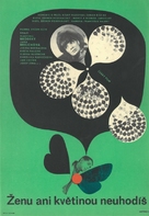 Zenu ani kvetinou neuhod&iacute;s - Czech Movie Poster (xs thumbnail)