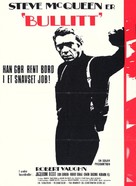 Bullitt - Danish Movie Poster (xs thumbnail)