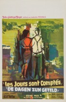 I giorni contati - Belgian Movie Poster (xs thumbnail)