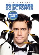 Mr. Popper's Penguins - Portuguese Movie Poster (xs thumbnail)