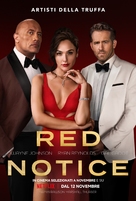 Red Notice - Italian Movie Poster (xs thumbnail)