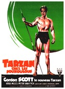 Tarzan&#039;s Hidden Jungle - French Movie Poster (xs thumbnail)